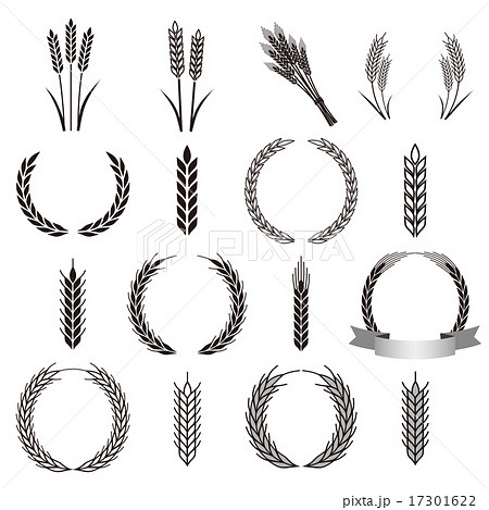 Wheat Icon Frame Stock Illustration