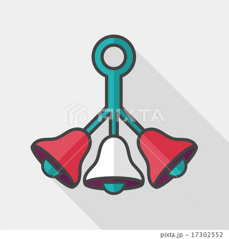 baby rattle flat icon with long shadow,EPS 10 baby rattle flat icon with long shadow,EPS 10 17302552