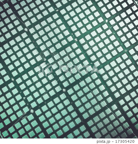 Texture of silver metal platform on the floor for background 17305420