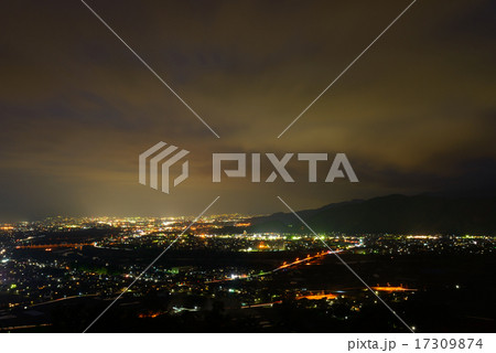 長野(善光寺平)の夜景 長野(善光寺平)の夜景 17309874