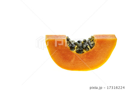 Thai papaya isolated on white 17316224