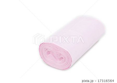 Roll of pink garbage bag Roll of pink garbage bag 17316564