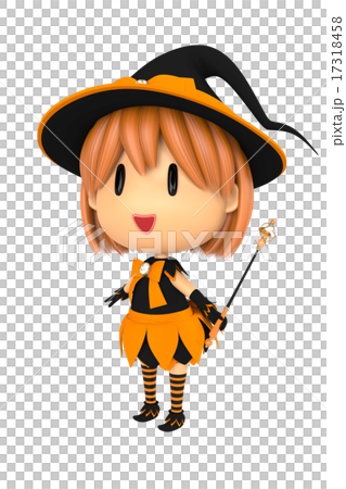ハロウィンの魔法少女 ハロウィンの魔法少女 17318458