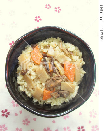 たけのこの炊き込みご飯 たけのこの炊き込みご飯 17318643