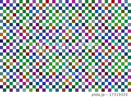 カラフルな市松模様 カラフルな市松模様 17319320