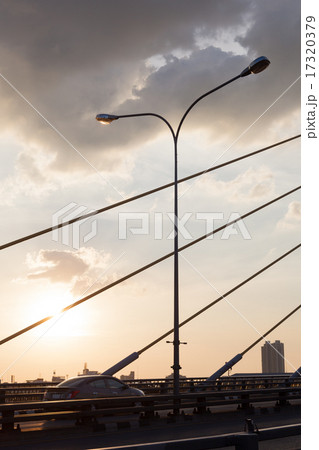 Street Bridge in the evening 17320379