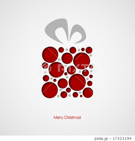 Christmas card with a gift. Vector illustration Christmas card with a gift. Vector illustration 17323194