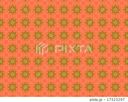 orange color drawing in kaleidoscope pattern orange color drawing in kaleidoscope pattern 17323297