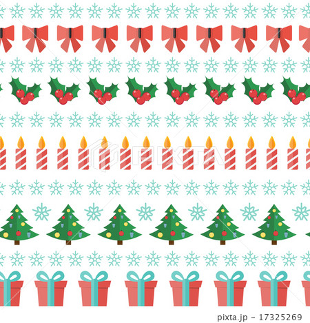 Abstract Christmas and New Year Seamles Pattern Background. Vect 17325269