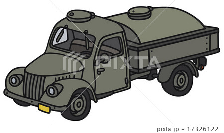 Old military tank truck 17326122