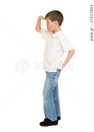 boy posing on white 17327603