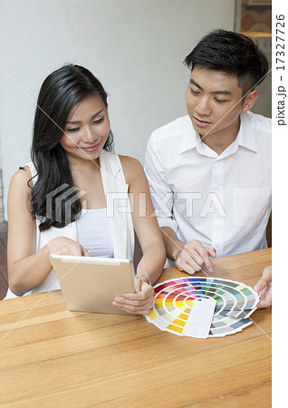 A team having discussion on a project. A team having discussion on a project. 17327726