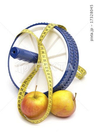 fitness on the white background fitness on the white background 17328045