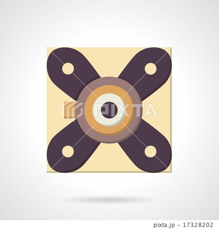 Flat color support bearing vector icon 17328202