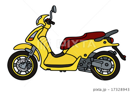 Yellow scooter Yellow scooter 17328943