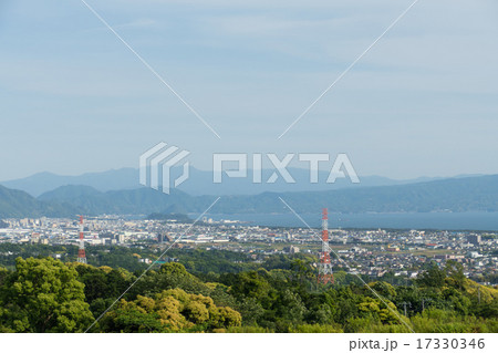 駿河湾沼津サービスエリアから望む沼津市 駿河湾沼津サービスエリアから望む沼津市 17330346