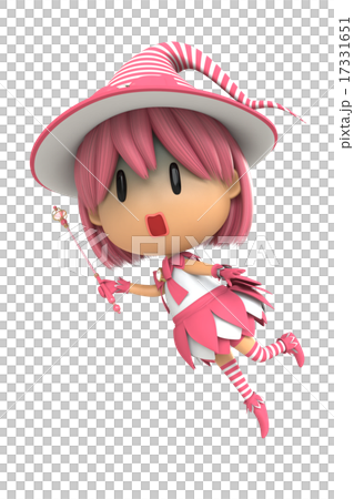 ピンク色の魔法少女 17331651