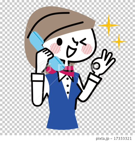 電話業務的女人 17333321