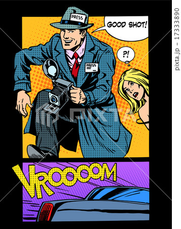 paparazzi made spicy photos celebrity retro style pop art 17333890