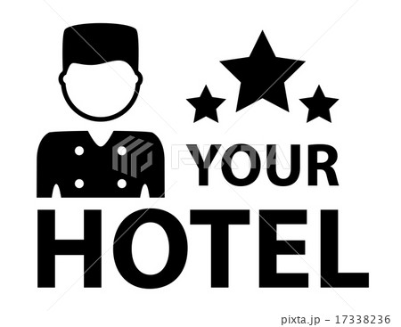 black hotel symbol black hotel symbol 17338236