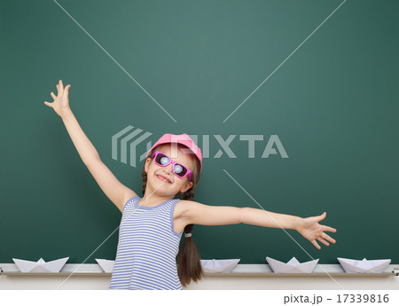 girl near school board 17339816