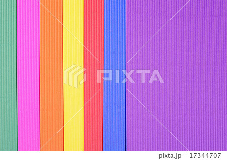 Set of a color crepe paper close up 17344707