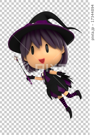 紫色の魔法少女 17344894