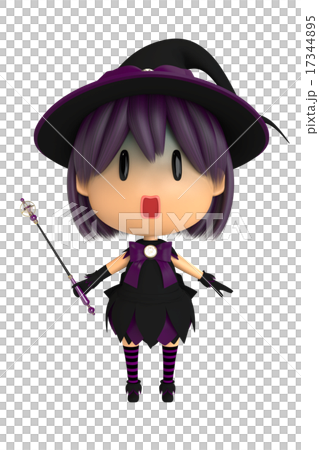 紫色の魔法少女 17344895