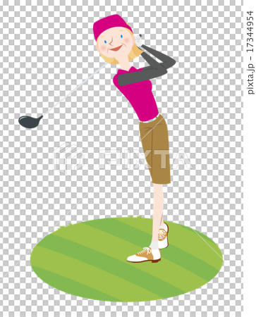 Women playing golf 17344954