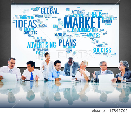 Market Plans Ideas Advertising Business Strategy Concept Market Plans Ideas Advertising Business Strategy Concept 17345702
