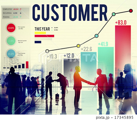 Customer Satisfaction Service Efficiency Loyalty Concept 17345895