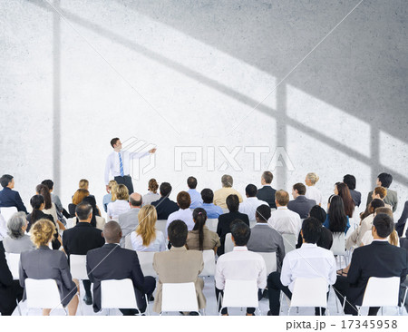 Business People Seminar Conference Meeting Presentation Concept 17345958