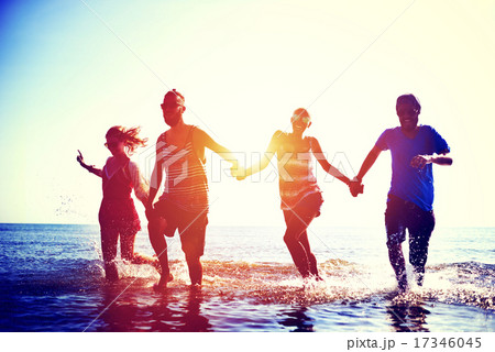 Friendship Freedom Beach Summer Holiday Concept Friendship Freedom Beach Summer Holiday Concept 17346045