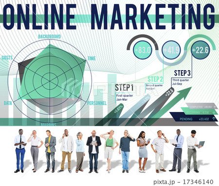 Online Marketing Global Business Strategy Concept 17346140