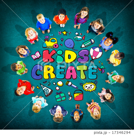 Kids Create Cretivity Design Ideas Colorful Concept Kids Create Cretivity Design Ideas Colorful Concept 17346294