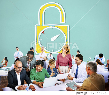 Time Unlock Alarm Clock Punctual Stopwatch Concept Time Unlock Alarm Clock Punctual Stopwatch Concept 17346296