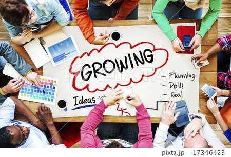 Growing Growth Mission Success Opportunity Concept 17346423