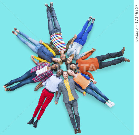 People Lying Down Multiethnic Group Unity Friendship Concept People Lying Down Multiethnic Group Unity Friendship Concept 17346557
