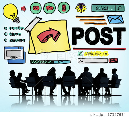 Post Blog Social Media Share Online Communication Concept 17347654