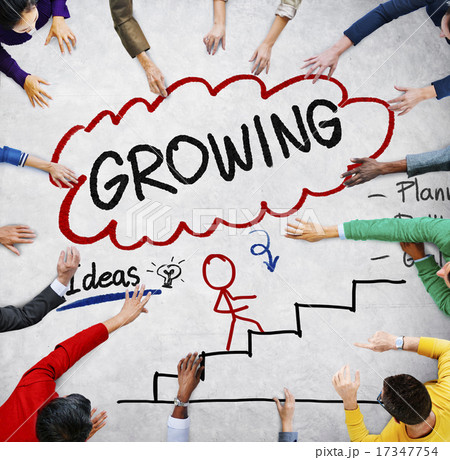 Growing Growth Mission Success Opportunity Concept 17347754