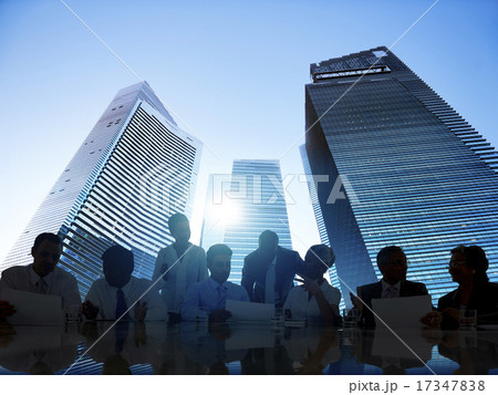 Business People Meeting Conference Seminar Sharing Strategy Conc 17347838