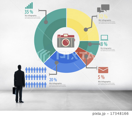 Analysis Analytic Marketing Sharing Graph Diagram Concept 17348166