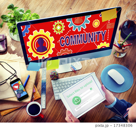 Community Connection Society Social Media Social Network Concept Community Connection Society Social Media Social Network Concept 17348306