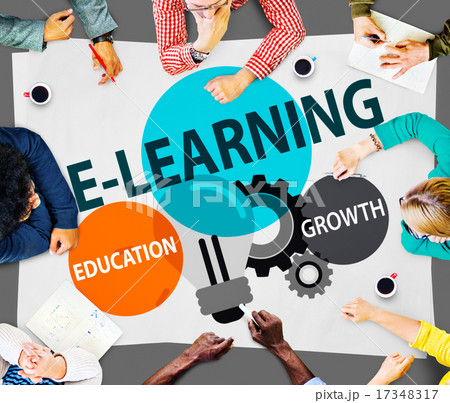 E-learning Education Growth Knowledge Information Concept 17348317