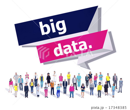 Big Data Network Connnecting Storage Computing Internet Concept 17348385