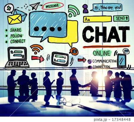 Chat Chatting Communication Social Media Internet Concept Chat Chatting Communication Social Media Internet Concept 17348448