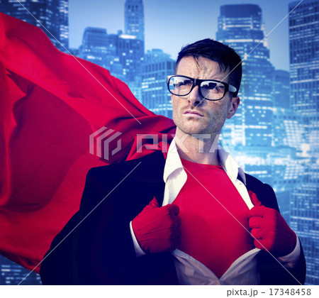 Strong Superhero Professional Leadership Business Victory Concep 17348458