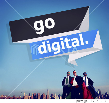 Go Digital Modern Latest Technology Upgrade Concept Go Digital Modern Latest Technology Upgrade Concept 17349205