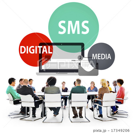 SMS Digital Media Message Chatting Communication Concept 17349206