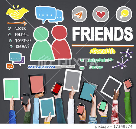 Friends Group People Social Media Loyalty Concept 17349574